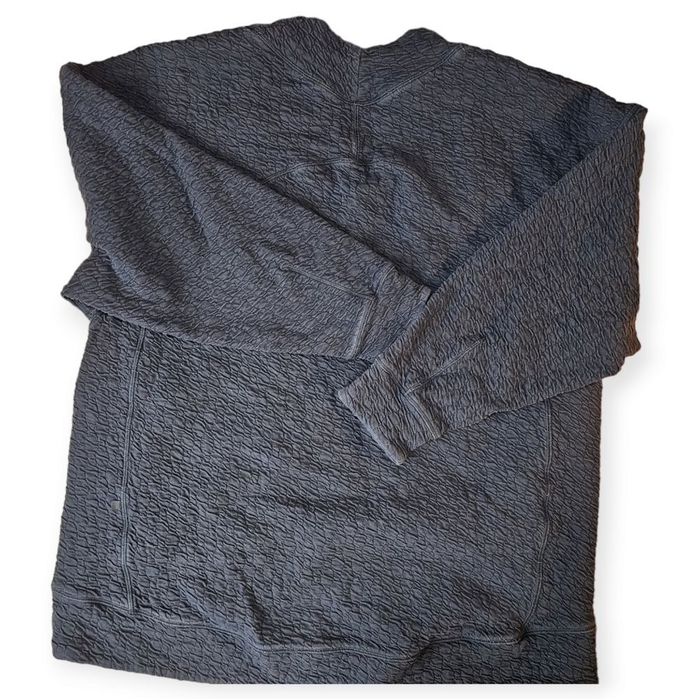 Lululemon Rippled Vneck Pullover Black Size 10 - Picture 10 of 11